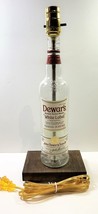 Dewar&#39;s White Label Scotch Whiskey Liquor Bottle TABLE LAMP LIGHT with W... - £41.23 GBP