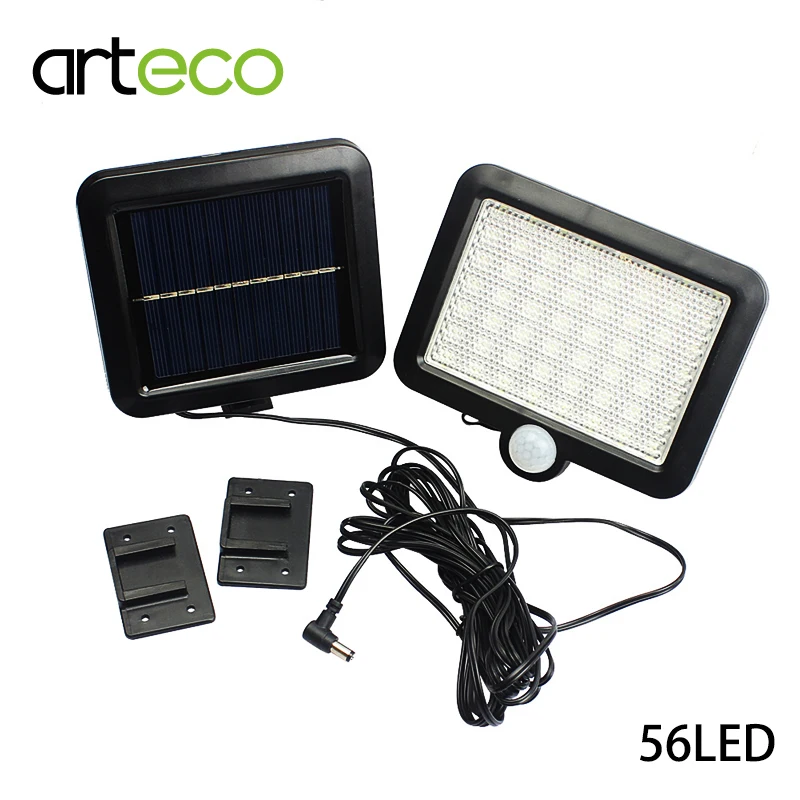 Ultra Bright 56LEDs Solar Light PIR Montion Sensor Solar Lamp Outdoor Garden Inf - £182.01 GBP