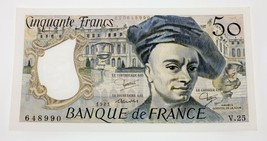 1981 France 50 Francs Note in About Uncirculated Condition Pick #152b - £47.66 GBP