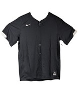 Boys Black Baseball Jersey Shirt Kids Youth Size M Medium Nike - $472.66 MXN