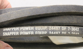 Genuine OEM Snapper Double V Rear Engine Mower Belt 24497 superseded to 7024497 - £27.61 GBP