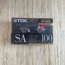 TDK SA 100 High Position IEC II Type II Cassette Tapes 100 Minutes Set of 3 - £30.95 GBP