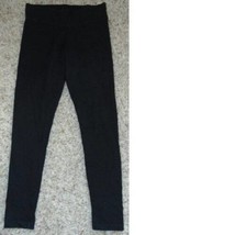 Womens Yoga Crop Pants Victorias Secret Black Elastic Waist-size M - £21.01 GBP