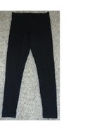 Womens Yoga Crop Pants Victorias Secret Black Elastic Waist-size M - £20.97 GBP