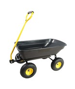 Poly Garden Dump Cart - 300 lb Capacity, 10&quot; Tires - £80.20 GBP