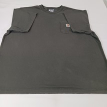 Carhartt K87 306 Loose Fit Men's Gray Cotton Short Sleeve Pocket T-Shirt Sz 2XL image 11