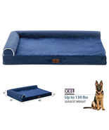 XX-Large Orthopedic Memory Foam Dog Bed Washable Pet Mattress Waterproof... - £57.40 GBP