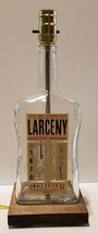 Larceny Kentucky Bourbon 1.75L Large Liquor Bar Bottle TABLE LAMP Lounge... - £44.03 GBP