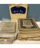 Lot Of 75+ Vintage Antique Sheet Music &amp; Books Violin Piano 1900’s Ephem... - £77.89 GBP