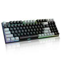 E-Yooso Z-19 Mechanical Gaming Keyboard With Number Pad, True Rgb Backlit, Hot S - £58.98 GBP