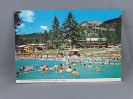 Vintage Postcard - Fairmont Hot Springs Pool - Alex Wilson Productions - £11.79 GBP