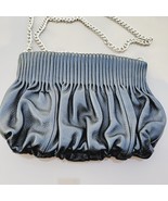 BODHI Black Pebbled Leather Hobo Clutch Handbag Wristlet - $42.33