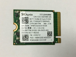 M.2 2230 PCIe NVMe SSD SKhyinx BC711 512GB HFM512GDGTNI for Microsoft st... - £31.76 GBP