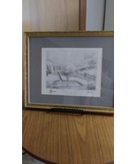 Vintage Thomas  Kinkade  Collector  Sketch Print  #22626  “Gardens Beyon... - £50.99 GBP