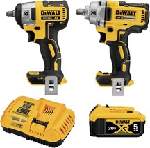 1/2-Inch Mid-Range And 3/8-Inch Compact Dewalt 20V Max* Xr, Tool (Dck205P1). - £372.48 GBP