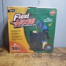 Flexi Hose The Expanding Hose with Nozzle Expandable 50 Ft  NEW - £23.94 GBP