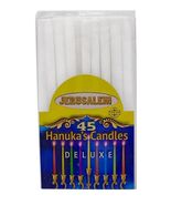 Chanukah Menorah Candles Deluxe All White 45 Candles/Box Kosher Made in ... - $126.94 MXN