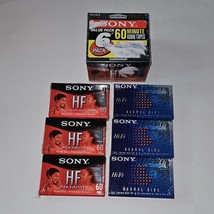 12 Sony Audio Cassette Tapes Blank Lot 60 90 Minutes Normal Bias FACTORY... - £22.27 GBP