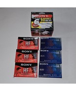 12 Sony Audio Cassette Tapes Blank Lot 60 90 Minutes Normal Bias FACTORY... - £23.19 GBP