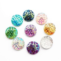 10pcs/lot Resin Colorful Bubble Fashion Snap Buttons Fit 18mm/20mm DIY Women Sna - £8.66 GBP
