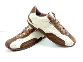 Tommy Hilfiger Brown Suede/ White Cloth Sneakers TM04618 Womens 7.5  - £49.93 GBP