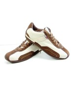 Tommy Hilfiger Brown Suede/ White Cloth Sneakers TM04618 Womens 7.5  - £48.95 GBP