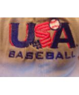 USA BASEBALL "Stars &amp; Stripe " Trademarx Buckleback Khaki Hat Curve Bill... - $4.70