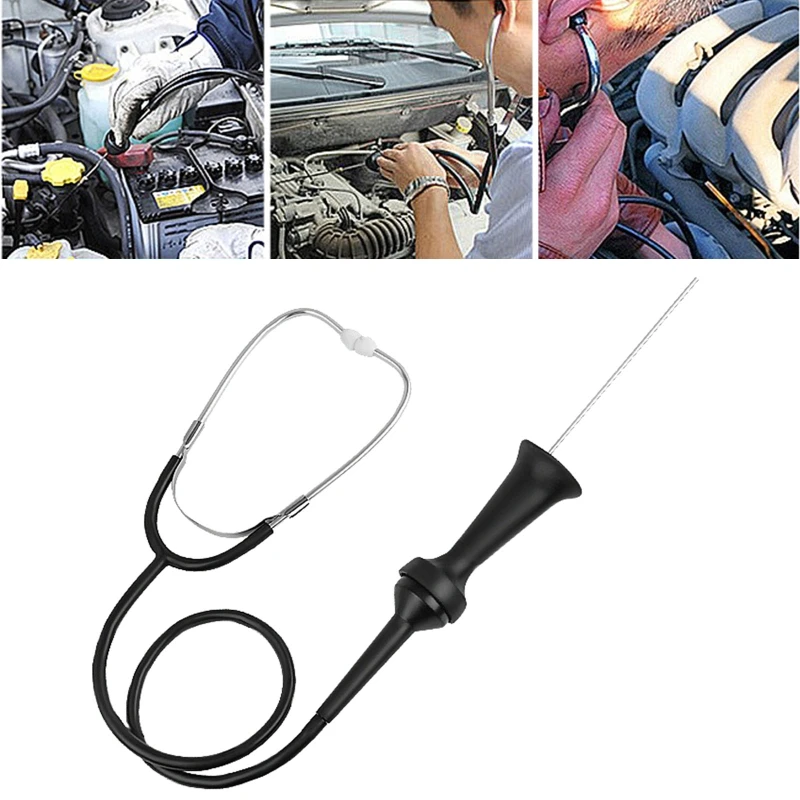 Car Stethoscope Auto Engine Cylinder Stethoscope Hearing Diagnostic Tool - Ide - £15.55 GBP