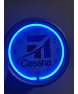 cessna neon clock 10.5” Warped Cardboard Bubble Paint - $93.02 CAD