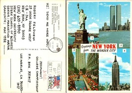 Jeopardy Contestant Inquiry New York Posted 1991 Robert Feldheim VTG Postcard - £11.31 GBP