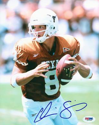 Primary image for Chris Simms signed Texas Longhorns 8X10 Photo- PSA Hologram (orange jersey passi