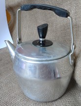 Vintage Soviet USSR Kitchenware Aluminium Tea Pot Kettle marked YULAT 0.... - $79.20