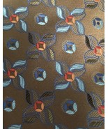 NWT ZEGNA Silk Tie New With Nordstrom Tag Brown Floral Pattern ERMENEGIL... - $33.78 CAD