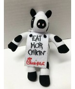 Chick Fil A EAT MOR CHIKIN 6&quot; Plush Cow Figure - $13.57 CAD