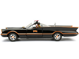 Model Kit Classic Batmobile Black w Batman Diecast Figure Batman 1966-1968 TV Se - £37.95 GBP
