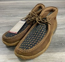 Twisted X Woven Top Driving Moc Shoes Chukka Boots Size 9M New - £82.75 GBP