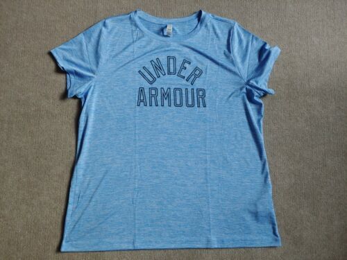 Primary image for Under Armour Loose Fit Heatgear Short Sleeve Shirt Mens 2XL (XL) Heather Blue