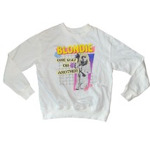 Blondie One Way or Another Retro Graphic Crewneck Pullover Sweatshirt Me... - $25.47