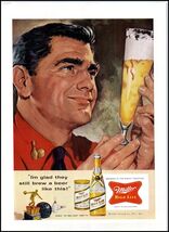 1950s Miller High Life Beer PRINT AD Bowling Pins, Ball, Trophy BX2 - $7.59