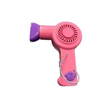 Build A Bear Hair Dryer Beauty Tool Pink Purple Play Replacement Toy BABW - £4.98 GBP