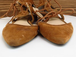 Jessica Simpson Size 7 Flat Shoes Brown Leather Women M Ziana - £15.54 GBP