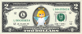 CHRISTMAS ANGEL $2 - Real Dollar Bill Cash Money Collectible Memorabilia... - $140.78 MXN
