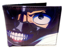 Tokyo Ghoul Ken Kaneki Mask Sublimated Graphic Print Mens Bifold Wallet Retro - £5.90 GBP