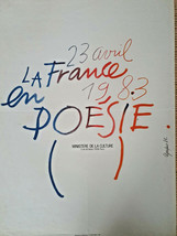 Grapus - France in Poetry - Original Poster - 1983 - $156.09