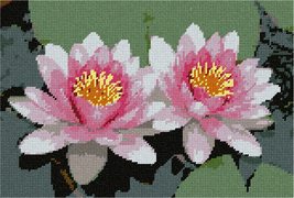 Pepita Needlepoint kit: Twin Lilies, 12&quot; x 8&quot; - £68.49 GBP+