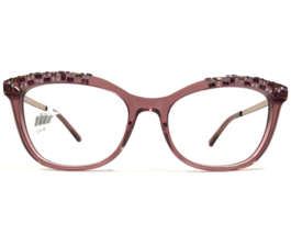 bebe Eyeglasses Frames BB5179 681 BLUSH CRYSTAL Clear Pink Rose Gold 52-... - £74.74 GBP