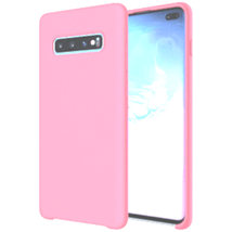 For Samsung S10 Liquid Silicone Gel Rubber Shockproof Case LIGHT PINK - £4.58 GBP