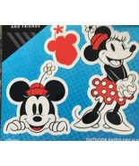 (2) Disney MICKEY And Friends Outdoor Rated Decals “ Minnie” 2 Sheets. New - £6.90 GBP
