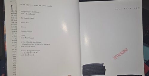 Pale Blue Dot A Vision of the Human Future in Space by Carl Sagan 1994 Item image 9