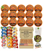 Coffee Creamer Singles with Flavored Coffee K Cups Variety Pack Bundle (... - $32.97